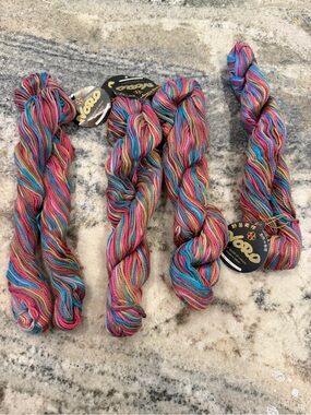 4- Noro Multicolor Hand-Dyed Yarn Skeins